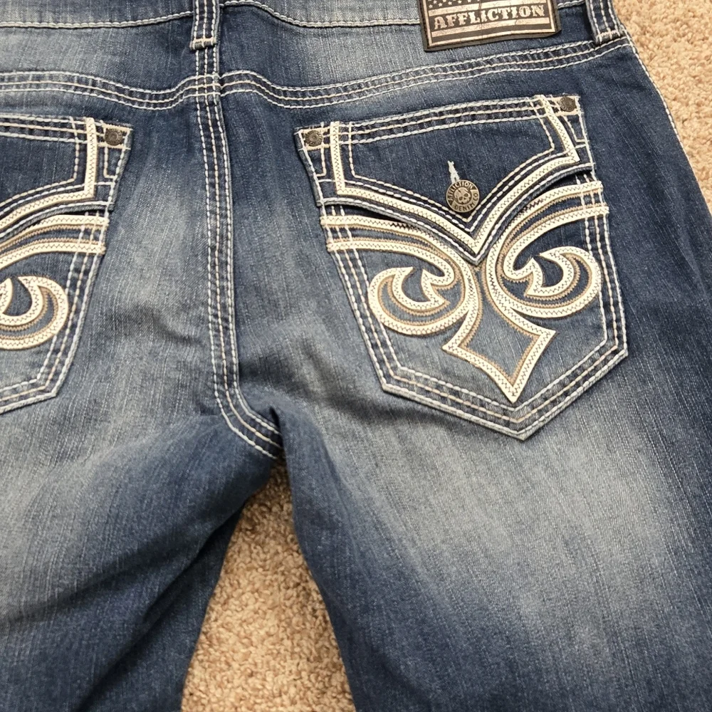 Affliction Blake Mens Jeans - Picture 13 of 16